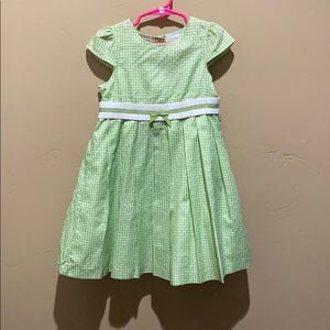 Green Gingham dress